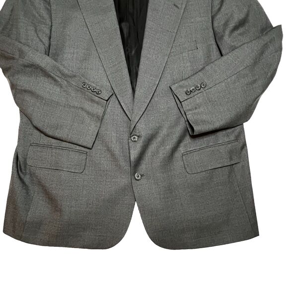 Vintage Burberrys Wool Blazer Men’s 46R | Gray Check Classic Fit Jacket - Picture 8 of 14
